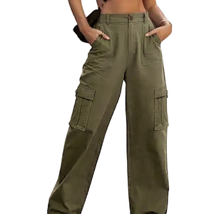 Y2K K-pop Trendy Olivr Cargo Pants